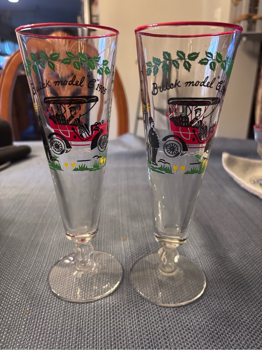 1950’s Libby glass company pilsner glasses